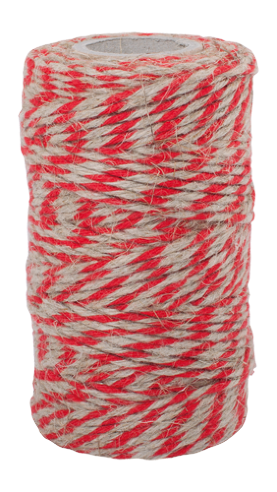 Bindegarn Flachsgarn rot